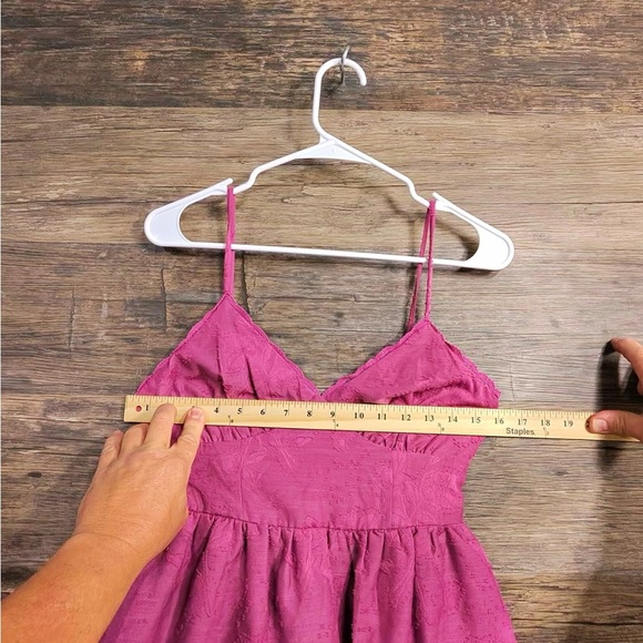 Wild Fable Fuchsia Layered Mini Dress - Picture 10 of 13